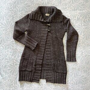 Royal Robbins Long Knit Cardigan in Dusty Brown